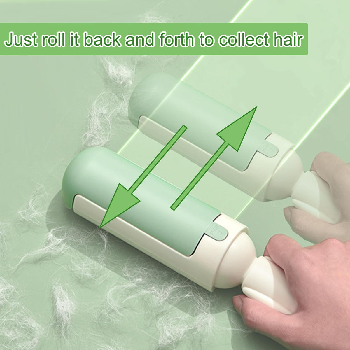Reusable pet hair remover for sofas and bedding – product view 3