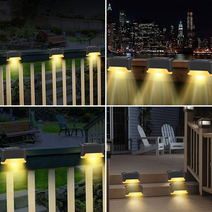 Solar Deck & Fence Lights – 4 Pack