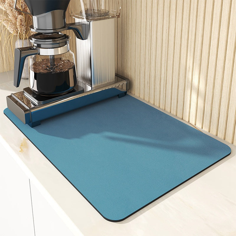 Quick-dry kitchen dish mat detail