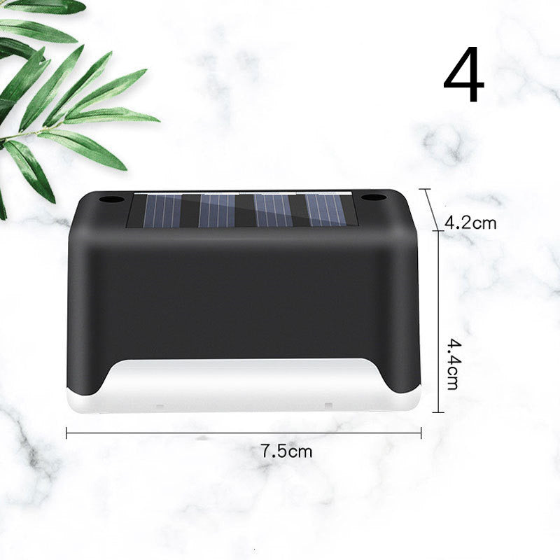 Four solar lights for decks patios and pathways